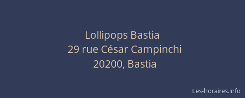 Lollipops Bastia