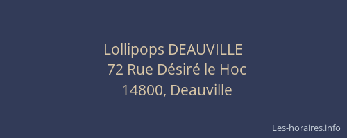 Lollipops DEAUVILLE