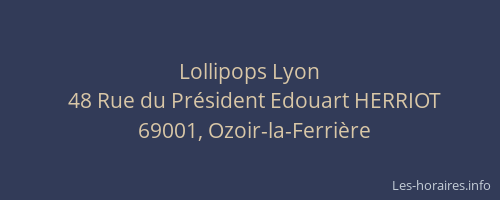 Lollipops Lyon