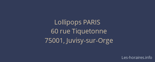 Lollipops PARIS