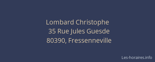 Lombard Christophe