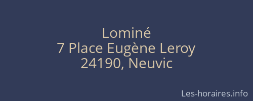Lominé
