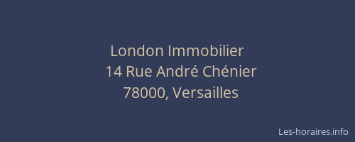 London Immobilier