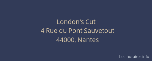 London's Cut