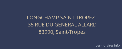 LONGCHAMP SAINT-TROPEZ