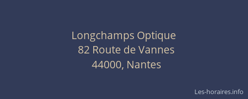 Longchamps Optique