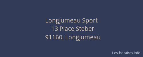 Longjumeau Sport