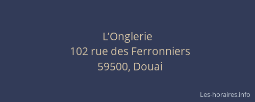 L’Onglerie