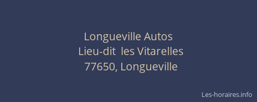 Longueville Autos