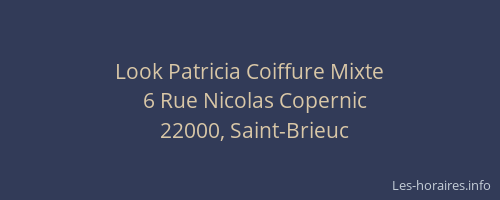 Look Patricia Coiffure Mixte