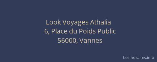 Look Voyages Athalia