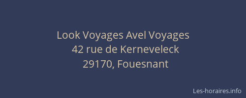 Look Voyages Avel Voyages