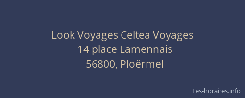 Look Voyages Celtea Voyages