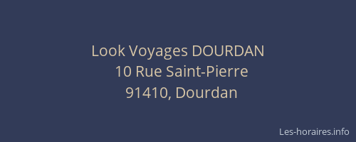Look Voyages DOURDAN