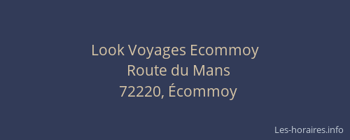 Look Voyages Ecommoy