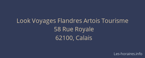 Look Voyages Flandres Artois Tourisme