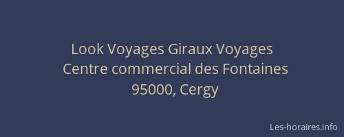 Look Voyages Giraux Voyages
