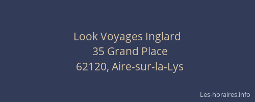 Look Voyages Inglard