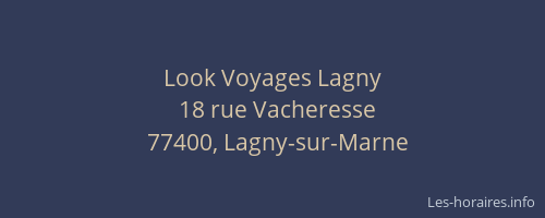Look Voyages Lagny