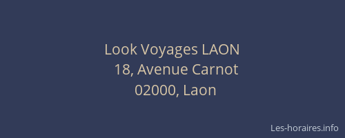 Look Voyages LAON