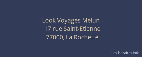 Look Voyages Melun