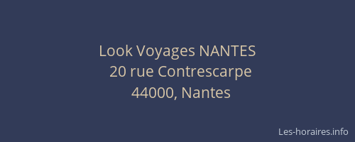 Look Voyages NANTES