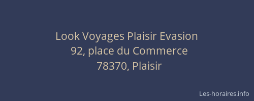 Look Voyages Plaisir Evasion