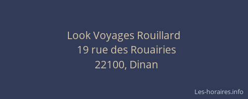 Look Voyages Rouillard