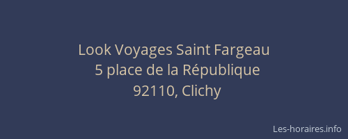 Look Voyages Saint Fargeau