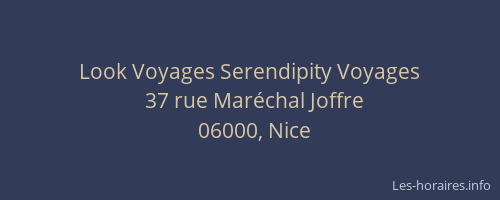 Look Voyages Serendipity Voyages