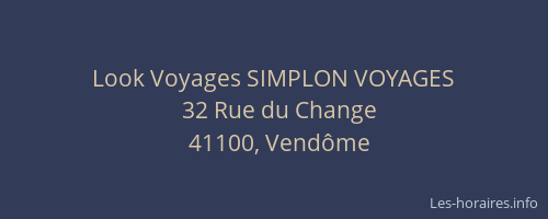 Look Voyages SIMPLON VOYAGES