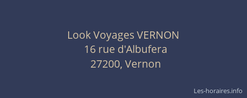 Look Voyages VERNON
