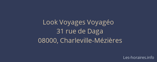 Look Voyages Voyagéo