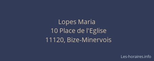 Lopes Maria
