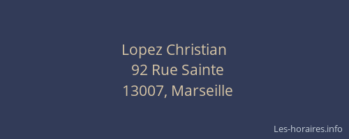 Lopez Christian