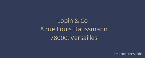 Lopin & Co