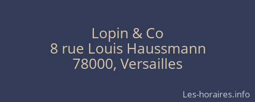 Lopin & Co