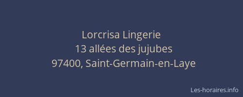 Lorcrisa Lingerie