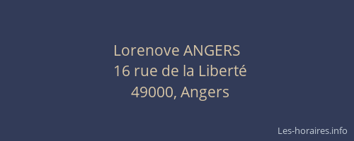 Lorenove ANGERS