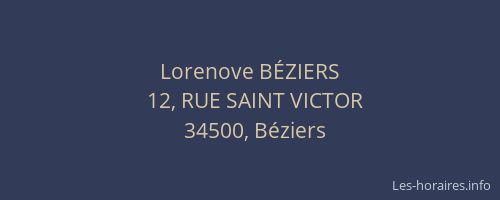 Lorenove BÉZIERS