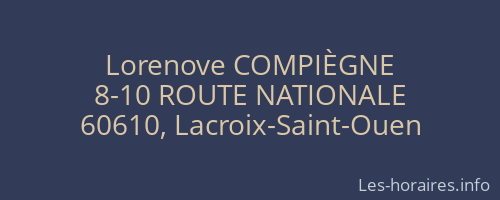 Lorenove COMPIÈGNE