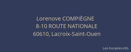 Lorenove COMPIÈGNE