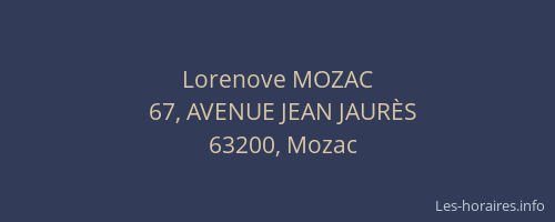 Lorenove MOZAC