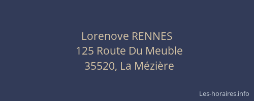 Lorenove RENNES