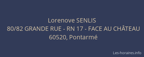 Lorenove SENLIS