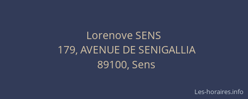 Lorenove SENS