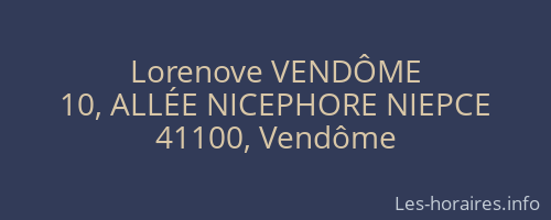 Lorenove VENDÔME
