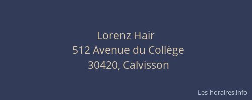 Lorenz Hair