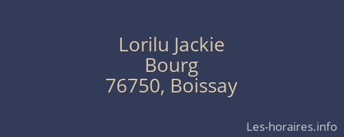 Lorilu Jackie