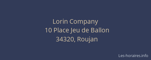 Lorin Company